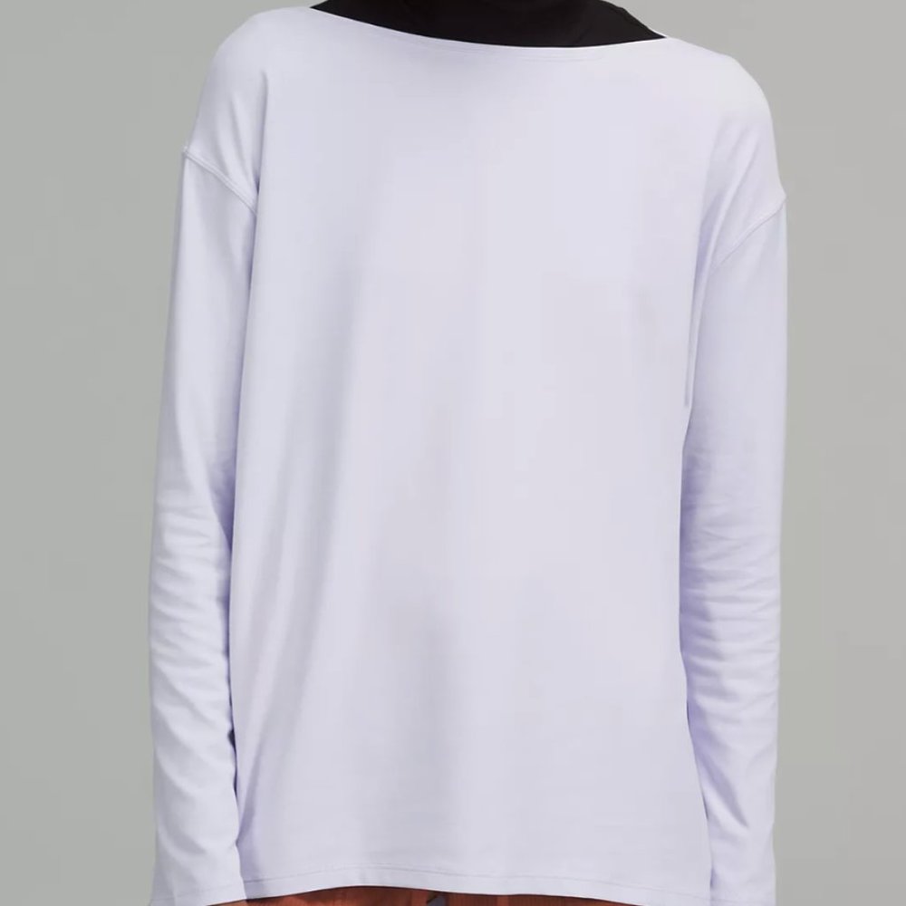 Lululemon Back in Action Top Shirt Pastel Blue 2